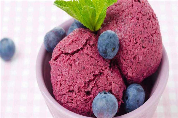 蓝莓冰淇淋壁纸图片