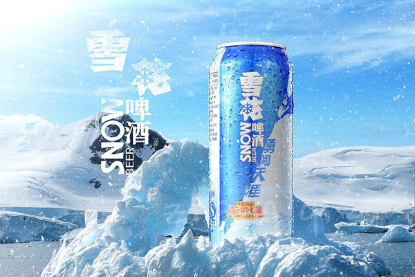 雪花啤酒logo设计图片