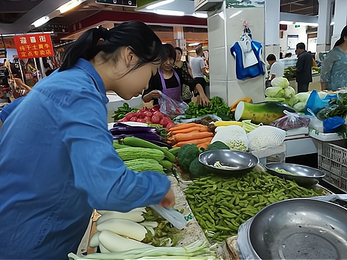 包含适合女人9个小生意地摊菜市场的词条