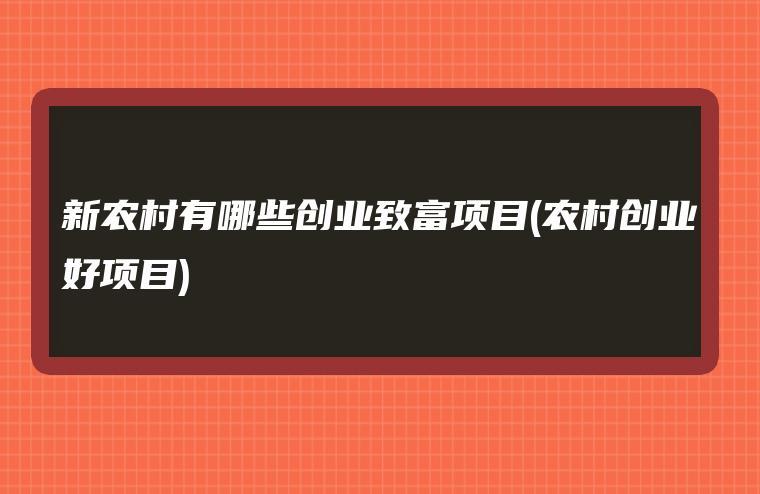 2021创业好商机(最好的创业商机有哪些)