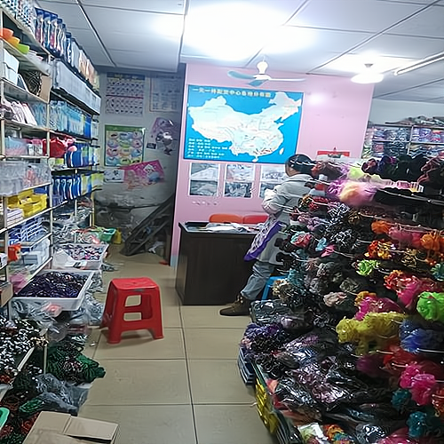 义乌日用百货市场的繁荣景象