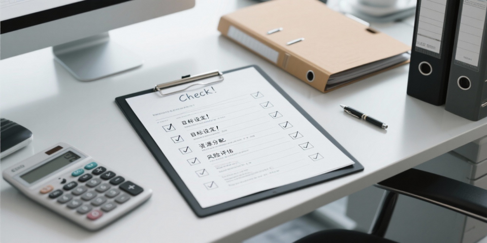 销售目标拆解实施前的完整检查清单