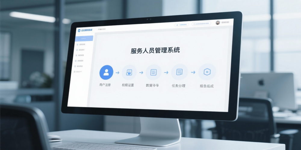 如何开始服务人员管理系统？5步完整操作流程